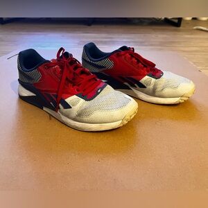 Reebok Classic - Nano X2 - Red Blue and White Colorway; US Men’s 9.5